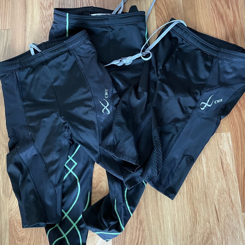 Compression Running Tights CW-X Lot of 3 Pair